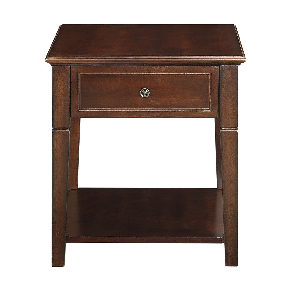 ACME 80255 Malachi End Table, Walnut