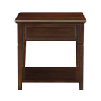 ACME 80255 Malachi End Table, Walnut