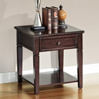ACME 80255 Malachi End Table, Walnut