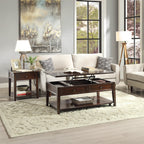 ACME 80255 Malachi End Table, Walnut