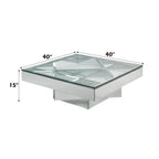 ACME 80270 Meria Coffee Table, Mirrored