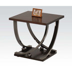ACME 80357 Isiah End Table, Black Nickel