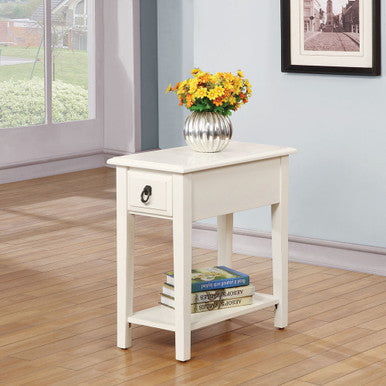 ACME 80513 Jeana Side Table, White