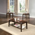 ACME 80655 Docila 3 Piece Pack Coffee/End Table Set, Walnut