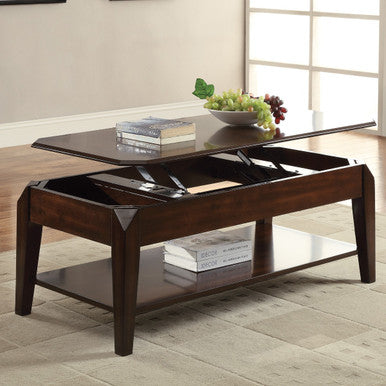 ACME 80660 Docila Coffee Table with Lift Top, Walnut