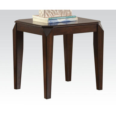 ACME 80662 Docila End Table, Walnut