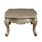 ACME 81040 Ranita Coffee Table, Marble & Champagne