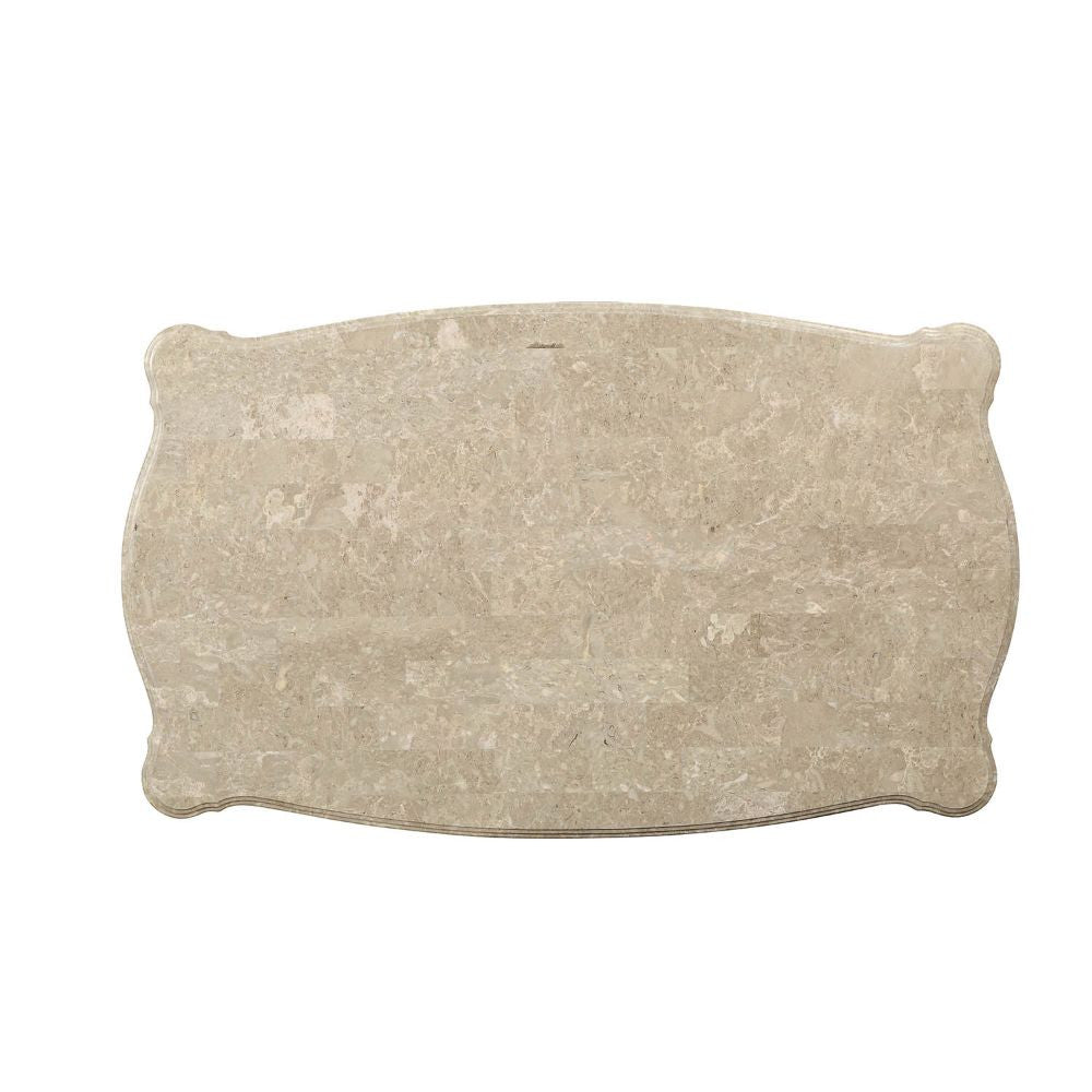 ACME 81040 Ranita Coffee Table, Marble & Champagne