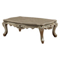 ACME 81040 Ranita Coffee Table, Marble & Champagne