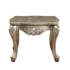 ACME 81042 Ranita End Table, Marble & Champagne