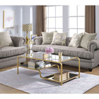 ACME 81090 Astrid Coffee Table, Gold & Mirror
