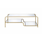 ACME 81090 Astrid Coffee Table, Gold & Mirror