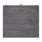 ACME 81172 Iban - End Table, Gray Oak & Chrome