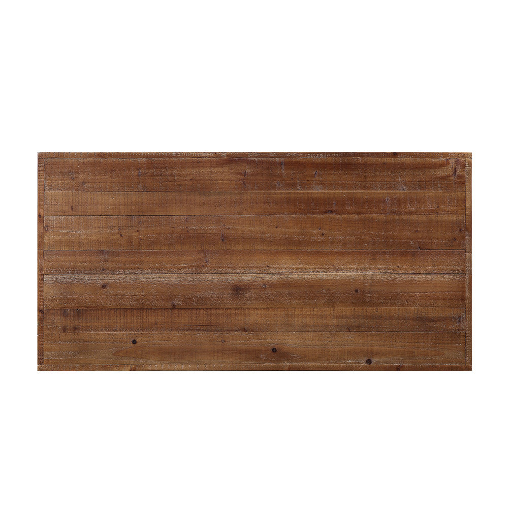 ACME 81175 Ikram Coffee Table, Weathered Oak & Sandy Black
