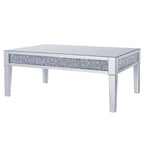 ACME 81415 Noralie Coffee Table, Mirrored & Faux Diamonds