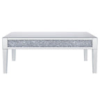 ACME 81415 Noralie Coffee Table, Mirrored & Faux Diamonds