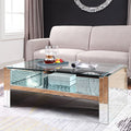 ACME 81470 Nysa Coffee Table, Mirrored & Faux Crystals