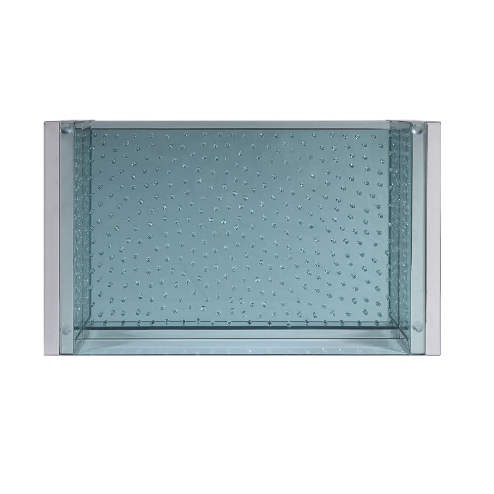 ACME 81470 Nysa Coffee Table, Mirrored & Faux Crystals