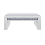 ACME 81475 Noralie Coffee Table, Mirrored & Faux Diamonds