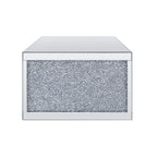 ACME 81475 Noralie Coffee Table, Mirrored & Faux Diamonds