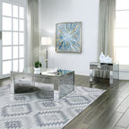 ACME 81475 Noralie Coffee Table, Mirrored & Faux Diamonds
