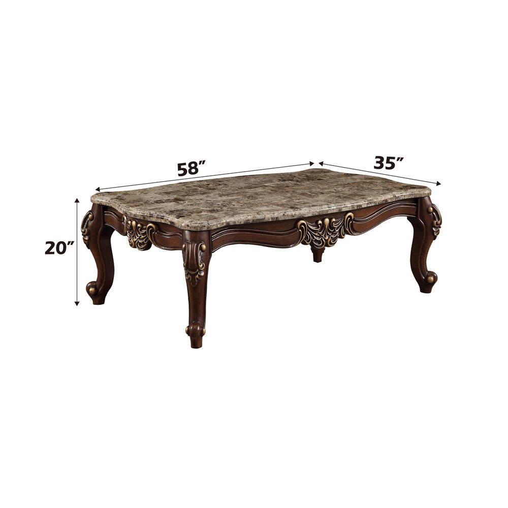 ACME 81695 Mehadi Coffee Table, Walnut