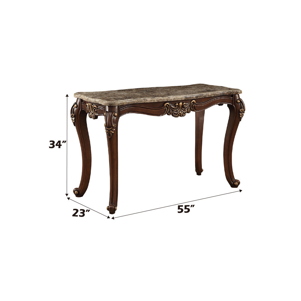 ACME 81698 Mehadi Sofa Table, Walnut