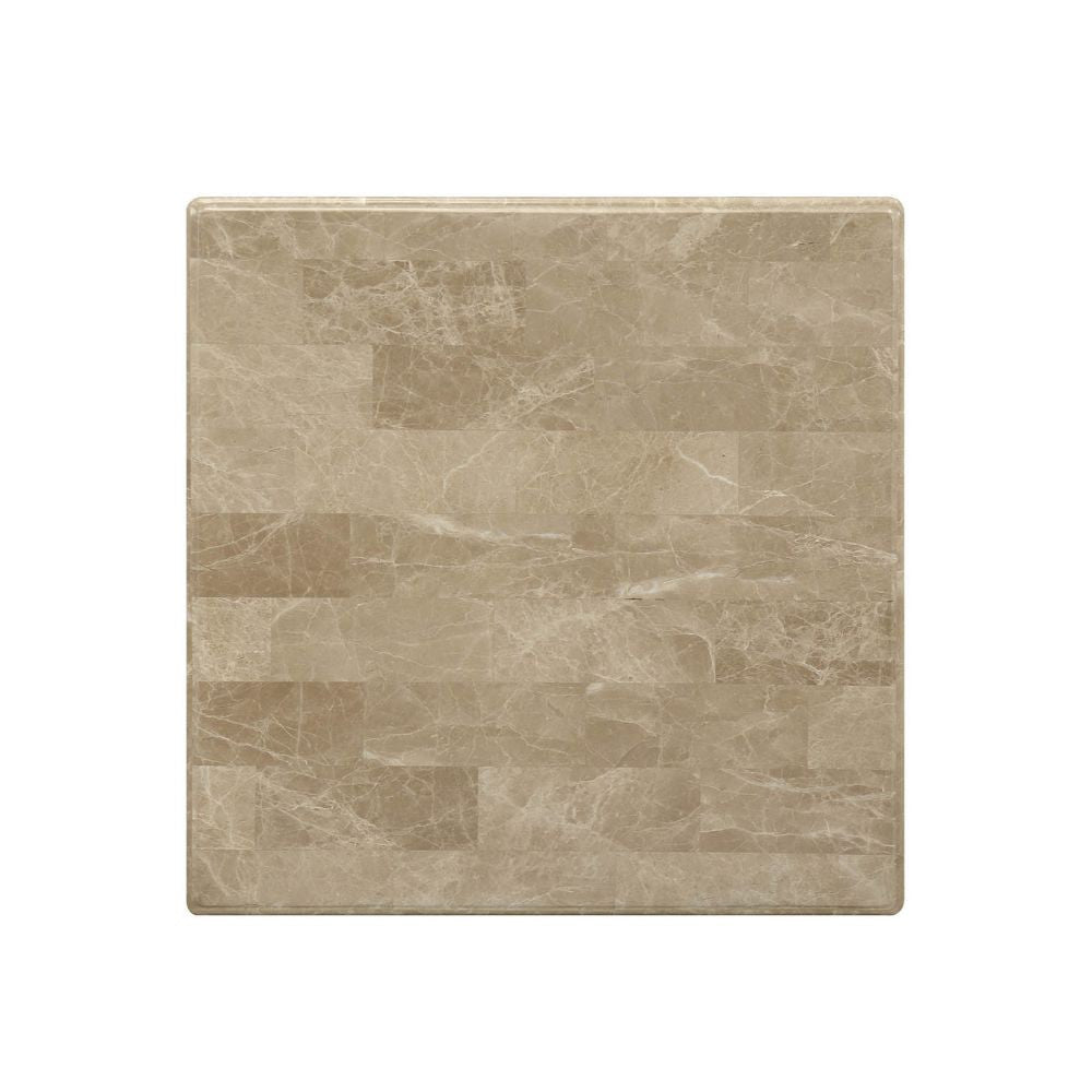 ACME 81717 Daesha End Table, Marble & Antique Gold