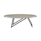ACME 81730 Allis Coffee Table, Weathered Gray Oak