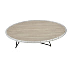 ACME 81730 Allis Coffee Table, Weathered Gray Oak