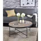 ACME 81735 Bage Coffee Table, Weathered Gray Oak