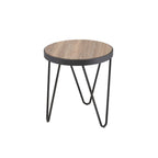 ACME 81737 Bage End Table, Weathered Gray Oak
