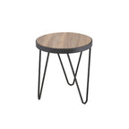 ACME 81737 Bage End Table, Weathered Gray Oak