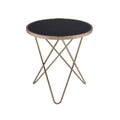 ACME 81832 Valora End Table, Champagne & Black Glass