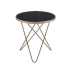 ACME 81832 Valora End Table, Champagne & Black Glass