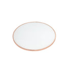 ACME 81837 Alivia End Table, Rose Gold & Frosted Glass