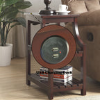 ACME 81955 Wasaki Side Table (USB), Espresso