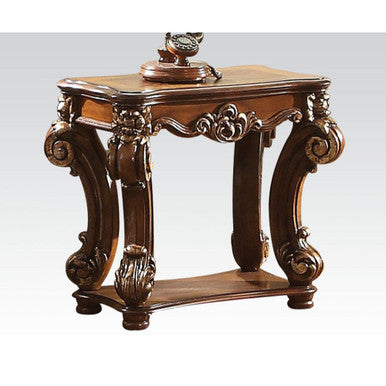 ACME 82003 Vendome Side Table, Cherry
