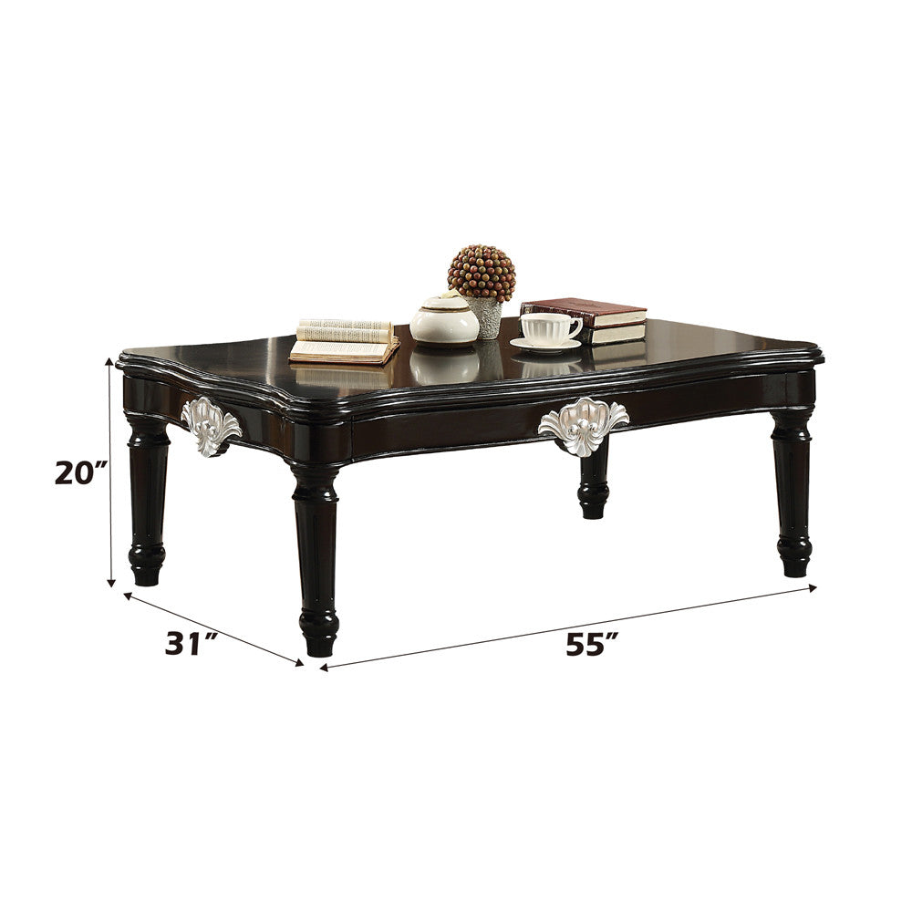 ACME 82110 Ernestine Coffee Table, Black