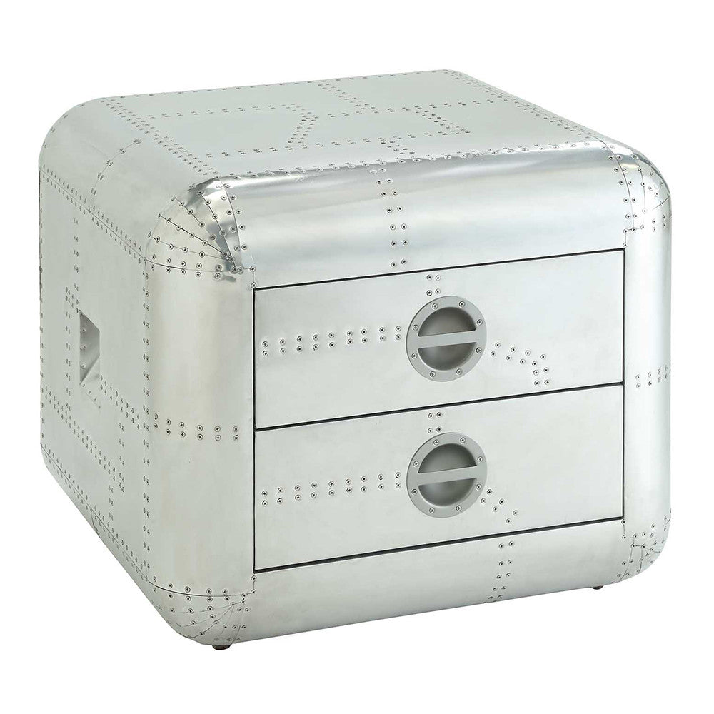 ACME 82182 Brancaster End Table, Aluminum