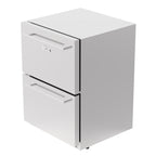 HCK 5.12 Cubic Ft. Indoor/Outdoor Stainless Steel Dual Drawer Refridgerator