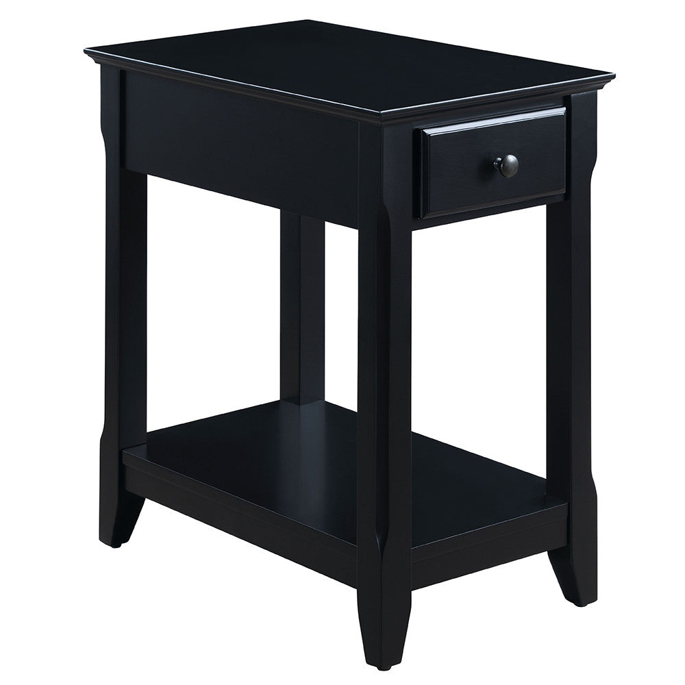ACME 82740 Bertie Accent Table, Black Finish