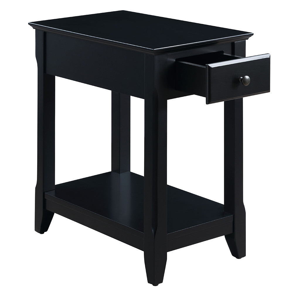 ACME 82740 Bertie Accent Table, Black Finish
