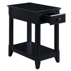 ACME 82740 Bertie Accent Table, Black Finish