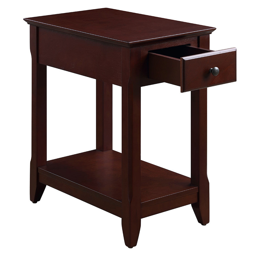 ACME 82742 Bertie Accent Table, Espresso Finish