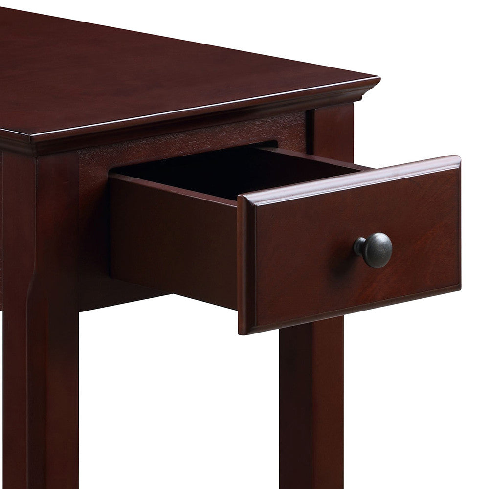 ACME 82742 Bertie Accent Table, Espresso Finish