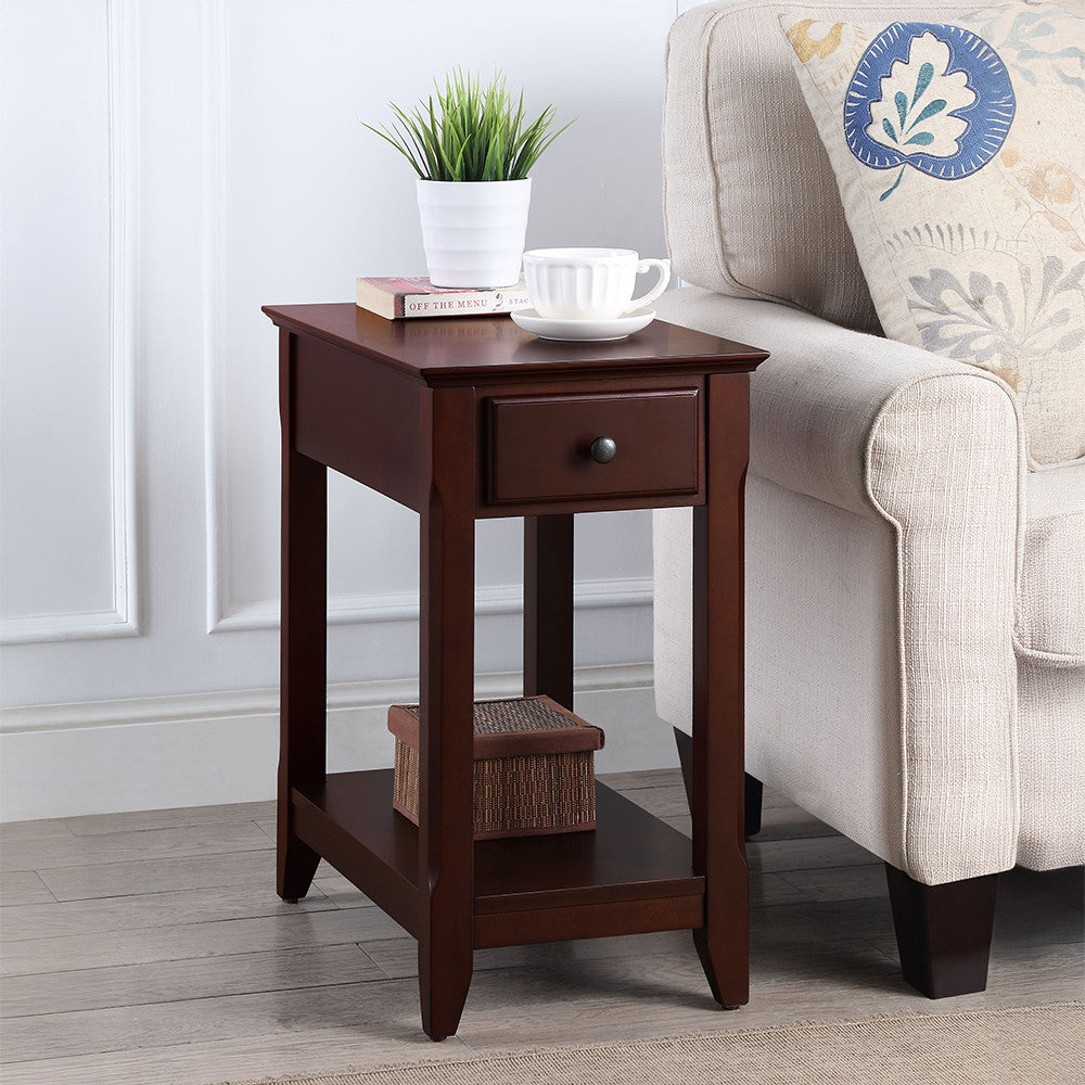 ACME 82742 Bertie Accent Table, Espresso Finish