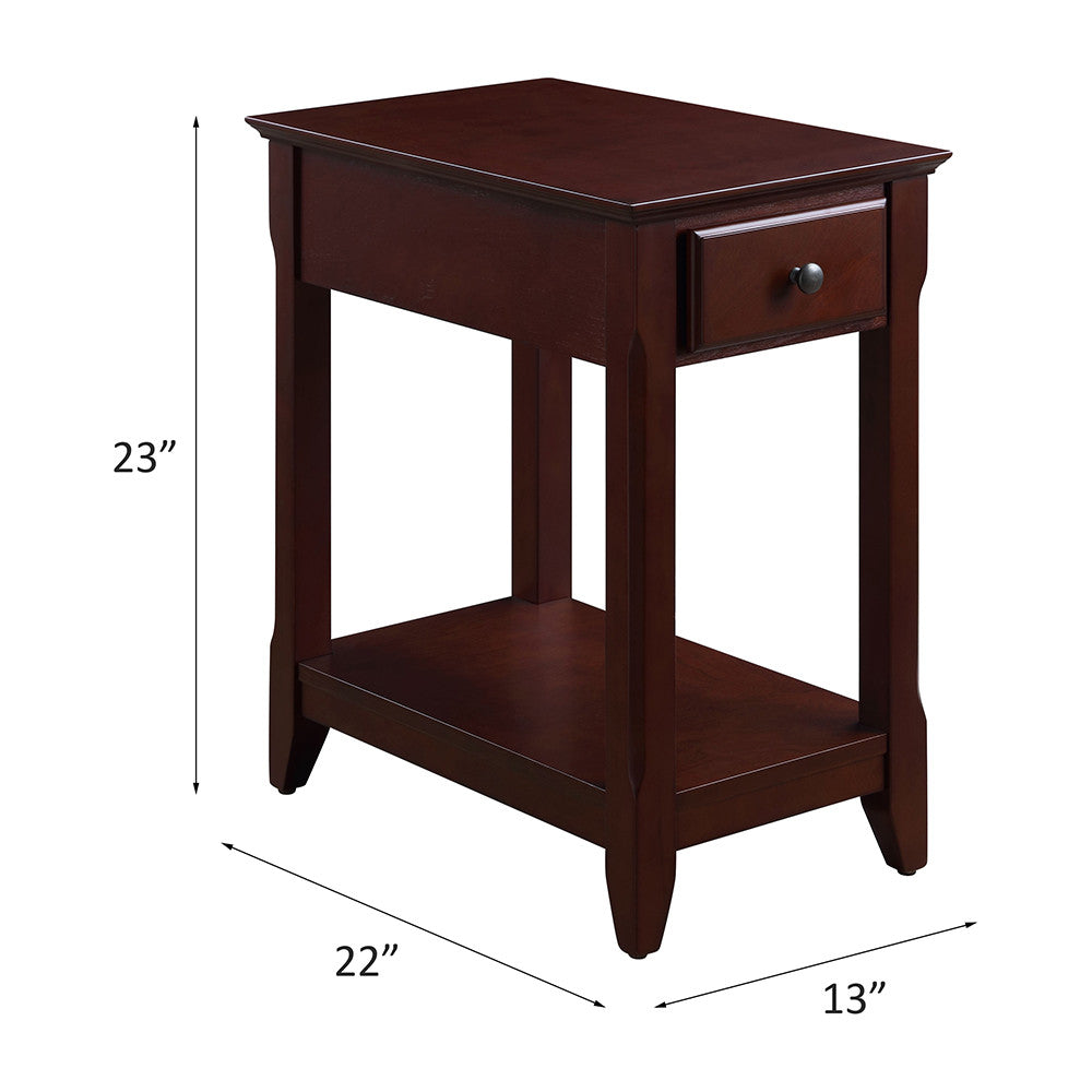 ACME 82742 Bertie Accent Table, Espresso Finish