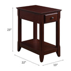 ACME 82742 Bertie Accent Table, Espresso Finish