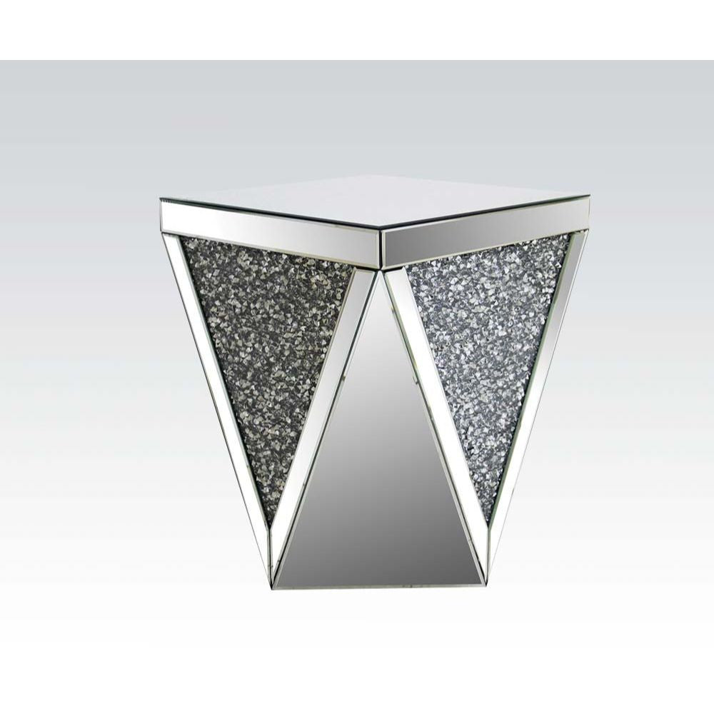 ACME 82772 Noralie End Table, Mirrored
